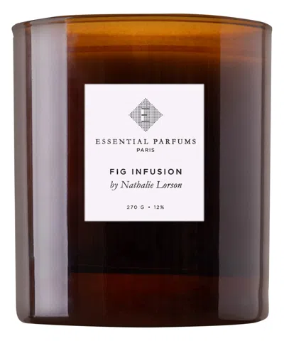 Essential Parfums Fig Infusion Scented Candle 270 G In White