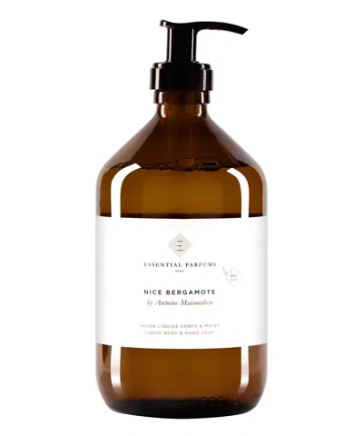 Essential Parfums Nice Bergamote Liquid Body And Hand Soap 500 ml In White