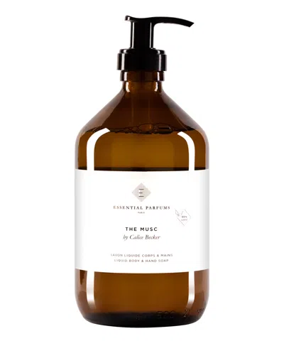 Essential Parfums The Musc Liquid Body And Hand Soap 500 ml In White