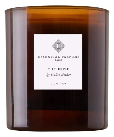 Essential Parfums The Musc Scented Candle 270 G In White