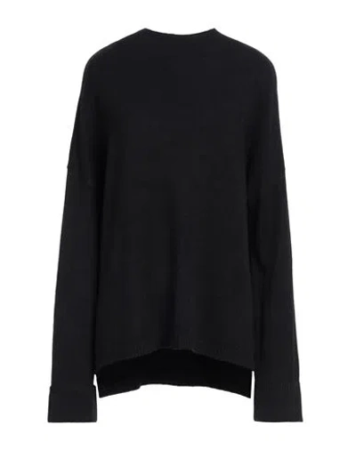 Essential Woman Sweater Black Size L Viscose, Modal, Nylon