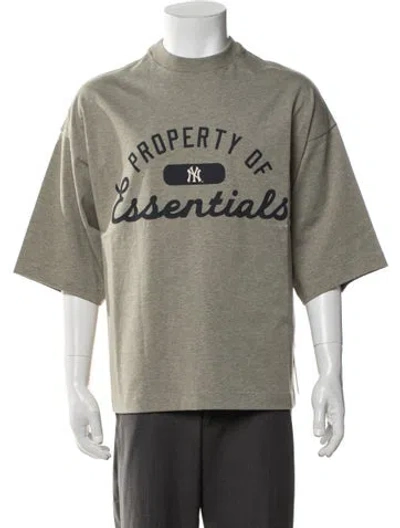 Pre-owned Essentials 2026 Graphic Print T-shirt In Green