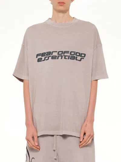 Essentials 90s Oversized Logo-print Cotton-jersey T-shirt In Pink