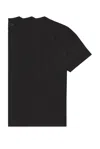 Essentials 3-pack Essential V-neck Tee In Black