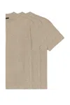 Essentials 3 Pack Essential Tee In Heather Gray