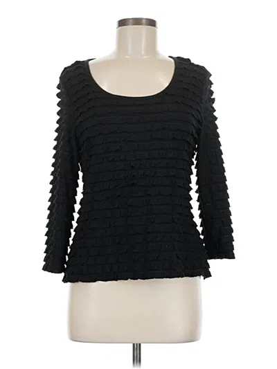 Pre-owned Essentials 3/4 Sleeve T-shirt In Black