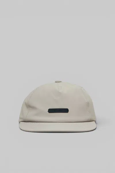 Essentials 5 Panel Nylon Hat In Nude & Neutrals