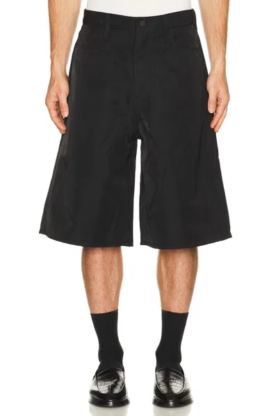Essentials Five-pocket Shorts In Black