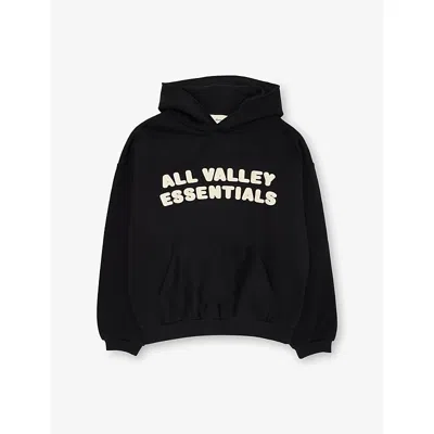 Essentials Kids' 90's All Valley Cotton-jersey Hoody 2-14 Years Vintage Black