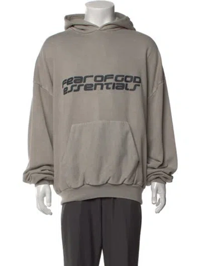 Pre-owned Essentials 90's Crew Neck Hoodie In Neutrals