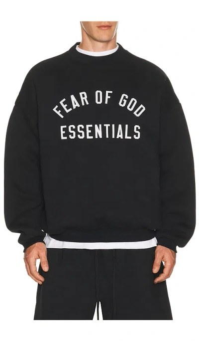 Essentials 90's Crewneck Sweatshirt In Black