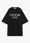Essentials 90's Logo Oversized T-shirt In Black