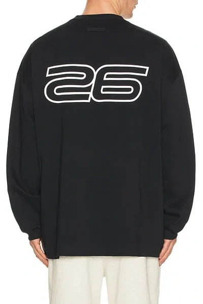 Essentials 90's Long Sleeve Tee In Black