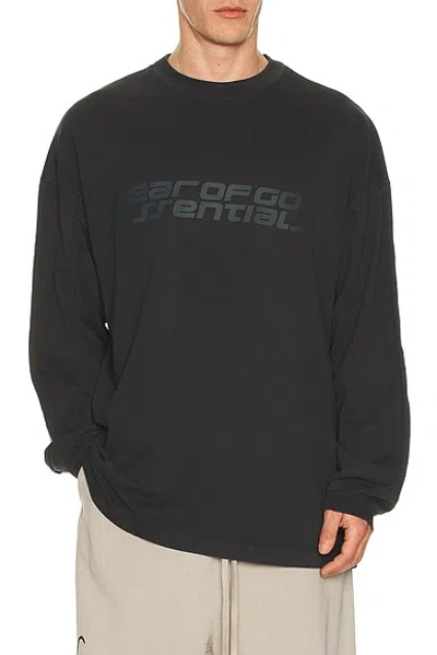 Essentials 90's Long Sleeve Tee In Black