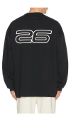 Essentials 90's Long Sleeve Tee In Black