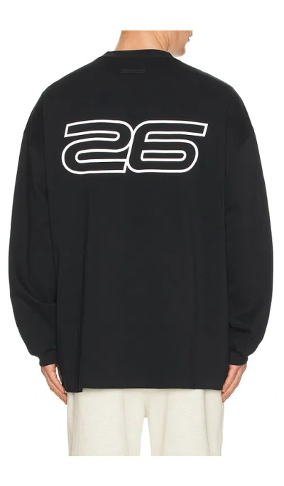 Essentials 90's Long Sleeve Tee In Black