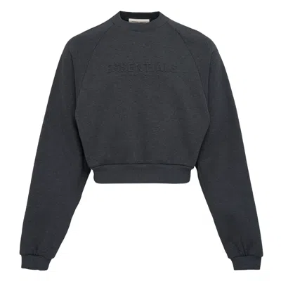 Essentials 90's Raglan Crewneck Sweatshirt In Gray