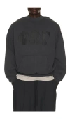 Essentials 90's Sweatshirt In Washed Iron Grey