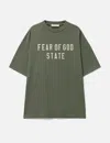 Essentials Fear Of God  90's T-shirt In Green