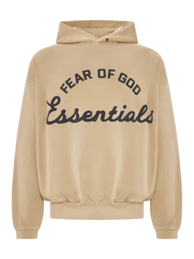 Essentials 90`s Cotton Training Sweatshirt In Nude