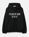 Essentials 90s Fit Fleece Hoodie In Black
