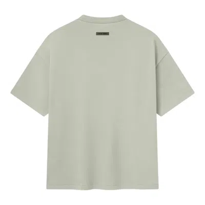 Essentials 90s Fit Pique Crewneck Tee In Gray