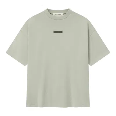 Essentials 90s Fit Pique Crewneck Tee In Gray