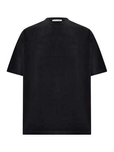 Essentials 90`s Short Sleeved Cotton T-shirt In Black