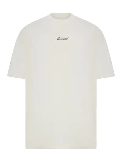 Essentials 90`s Short Sleeved Cotton T-shirt In White