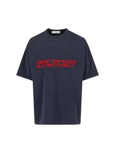 Essentials Fear Of God  90s T-shirt In Gray