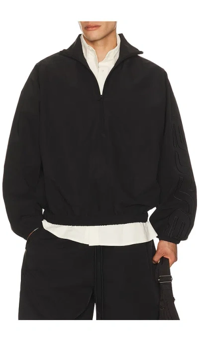 ESSENTIALS ACTIVE TRACE 1/2 ZIP TRACK JACKET