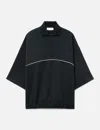 Essentials Piped Polo-style Sweatshirt