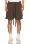Essentials Active Trace Classic Short In Brown
