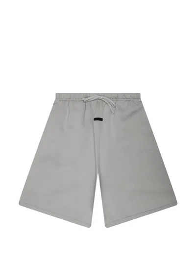 Essentials Active Trace Drawstring Shorts In Gray