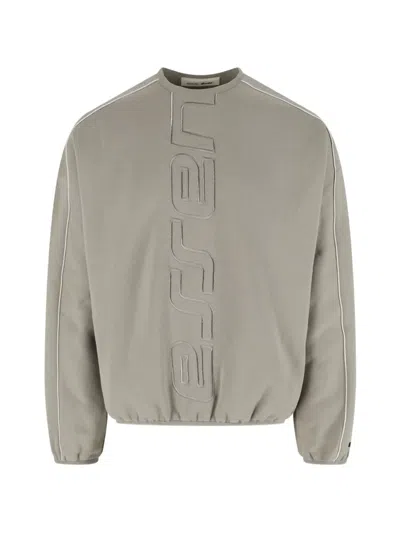 ESSENTIALS ACTIVE TRACE LOGO-EMBOSSED SWEATSHIRT