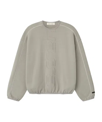 Essentials Active Trace Modern Crewneck Sweatshirt In Green