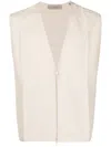 Essentials Barn Zip-up Vest In Neutrals
