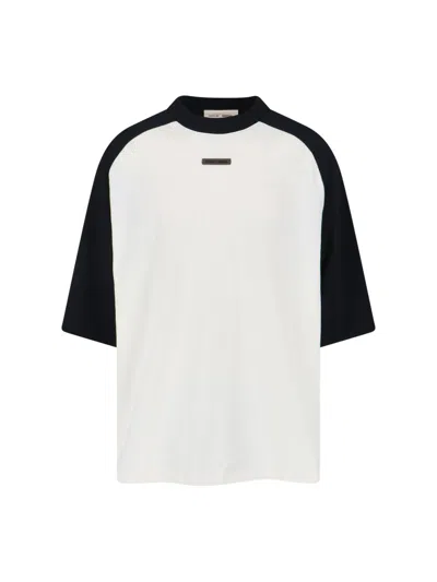 Essentials 'baseball' T-shirt In White