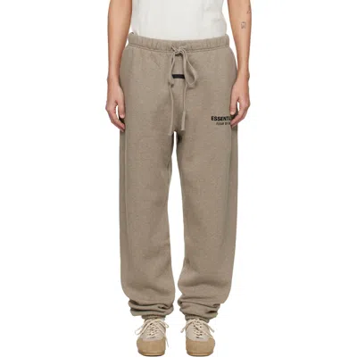 Essentials Beige Classic Sweatpants In Nude