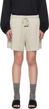 Essentials Beige Soccer Shorts