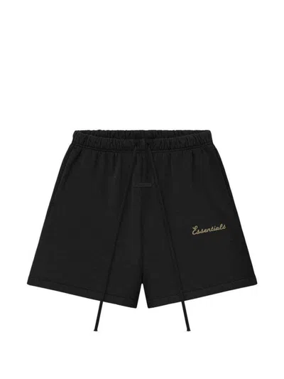 Essentials Bermuda With Logo In Black
