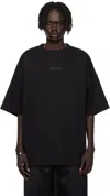 Essentials Polo Shirt With Logo Patch In Black