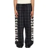 Essentials Letter Plaid Casual Pattern In Multi