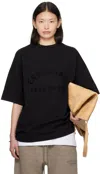 Essentials Black Bonded T-shirt In Black