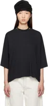 Essentials Black Boxy T-shirt In Black