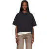 Essentials Black Boxy T-shirt In Black