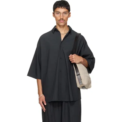 Essentials Black Button Up Shirt