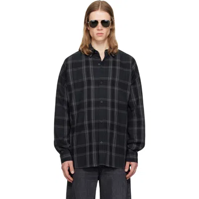 Essentials Black Button Up Shirt