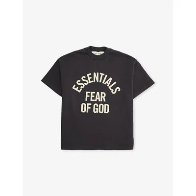 Essentials Kids' Campus 90's Short-sleeve Cotton T-shirt 2-16 In Black