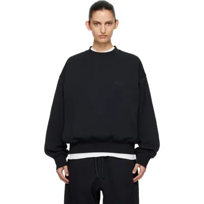 Essentials Black Classic Crewneck Sweatshirt In Vintage Black